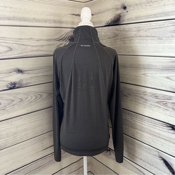 Columbia Titanium Omni-Shade Grey Quarter Zip Pullover - Picture 7 of 10